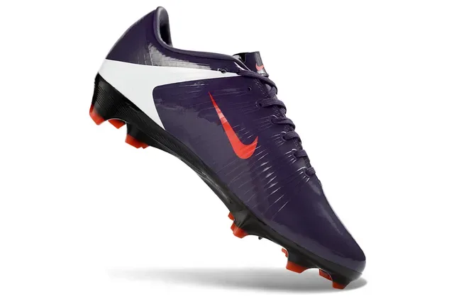 Nike Mercurial Vapor Violet Rouge Chaussures de Football Tacón Bas Synthétique Textura Côtes Césped Firme 2