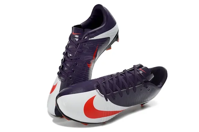 Nike Mercurial Vapor Violet Rouge Chaussures de Football Tacón Bas Synthétique Textura Côtes Césped Firme 7