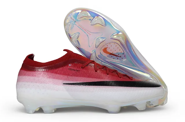 Nike Mercurial Vapor Red Black Low-Cut Sock-Fit Upper Gradient Knit Firm-Ground Soccer Shoes 5
