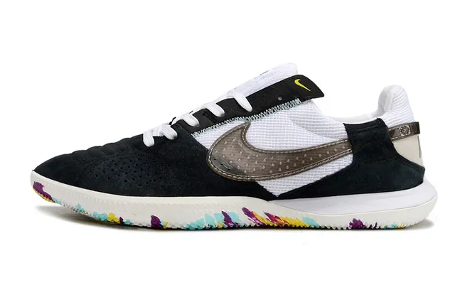 Nike Multicolor Black Low-Top Perforated Suede Toe Sneakers 7