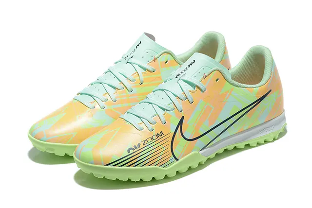 Nike Multicolor Verde Bajo Corte Superior Sintética Impresión Abstracta Turf Zapatos de Fútbol 8