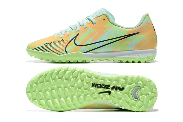 Nike Multicolor Verde Bajo Corte Superior Sintética Impresión Abstracta Turf Zapatos de Fútbol 9