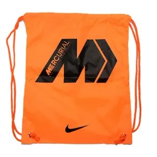 Nike Orange Black Drawstring-Top Sack-Style Tote Bag