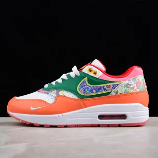 Nike Orange Multicolor Low-Top Patchwork Lifestyle Sneakers