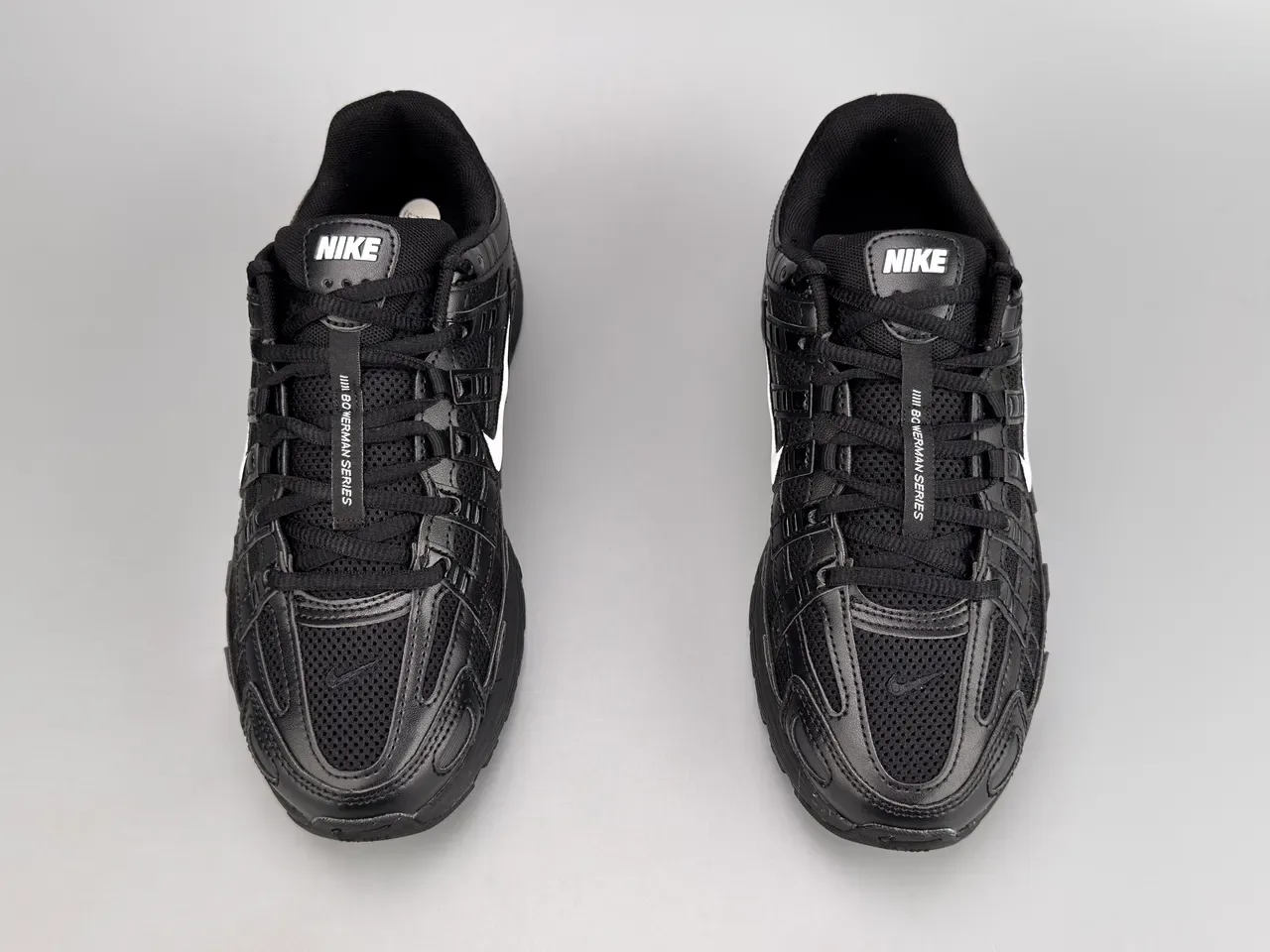 Nike P-6000 Black White Swoosh Lifestyle Sneakers 9