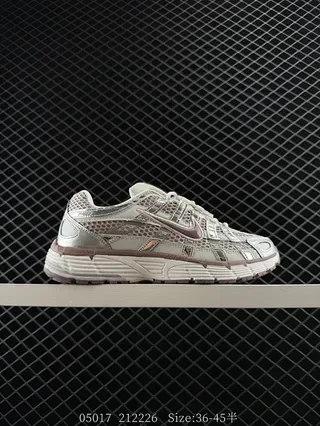 Nike P-6000 Gray Silver Mauve Lifestyle Sneakers 2