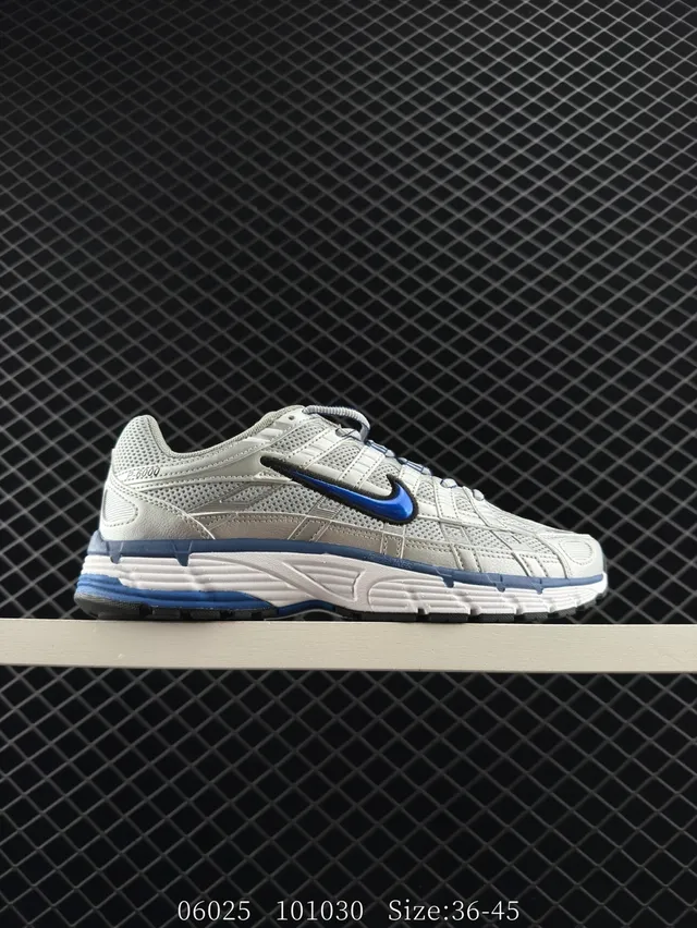 Nike P-6000 Initiator Gray and Blue Running Shoes 7