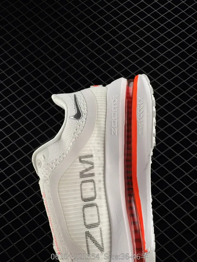 Nike Pegasus Premium Pure White Black Red Running Shoes 3