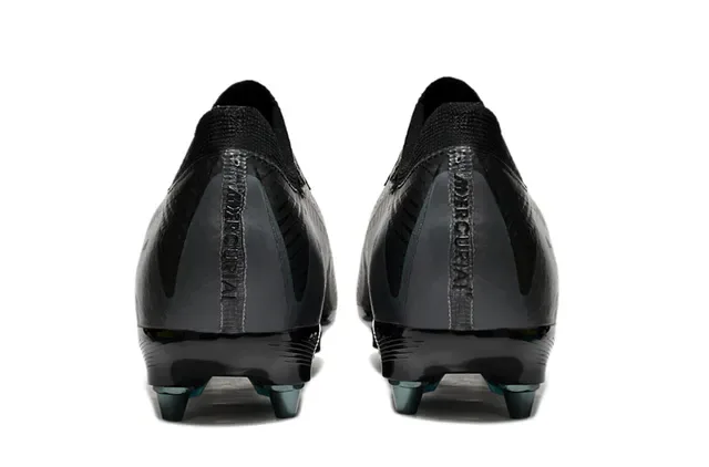 Nike Phantom GT Black Blue Knit Upper Molded FG Studs Firm-Ground Soccer Shoes 4