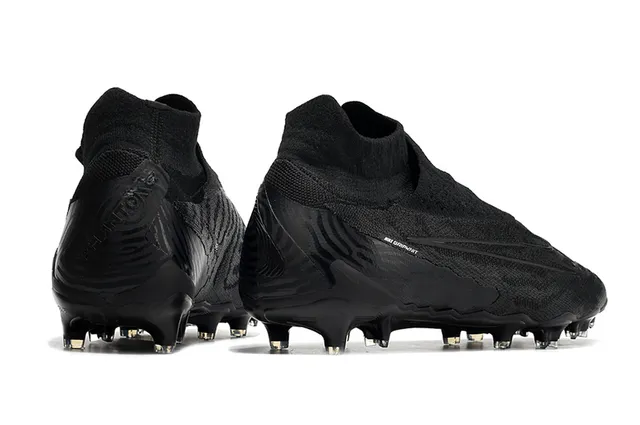 Nike Phantom GT أسود أبيض أعلى الجوارب المنسوجة المضلعة المولدة TPU studs على الأرض الصلبة أحذية كرة القدم 7