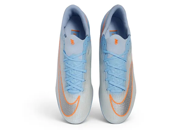 Nike Phantom GT Blue Orange Flyknit Upper Low-Cut Collar Firm-Ground Soccer Shoes 2