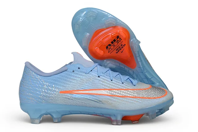 Nike Phantom GT Blue Orange Flyknit Upper Low-Cut Collar Firm-Ground Soccer Shoes 4