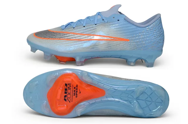 Nike Phantom GT Blue Orange Flyknit Upper Low-Cut Collar Firm-Ground Soccer Shoes 5