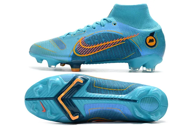 Nike Phantom GT Marcelo Bleu clair Orange Firm-Ground Chaussures de football 2