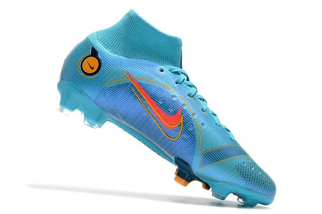 Nike Phantom GT Marcelo Bleu clair Orange Firm-Ground Chaussures de football 3