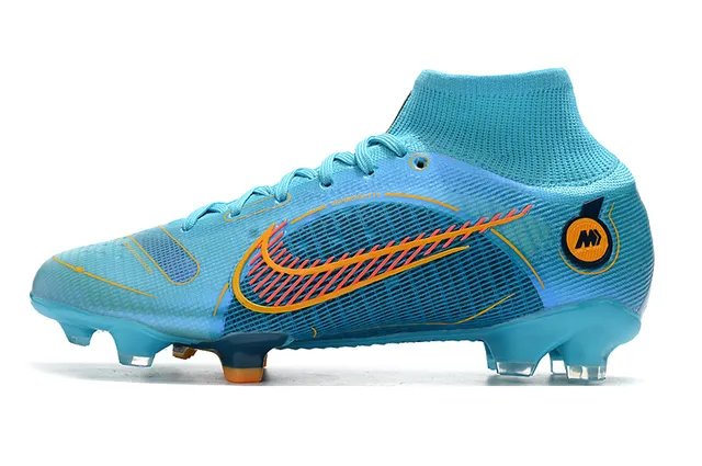 Nike Phantom GT Marcelo Bleu clair Orange Firm-Ground Chaussures de football 5