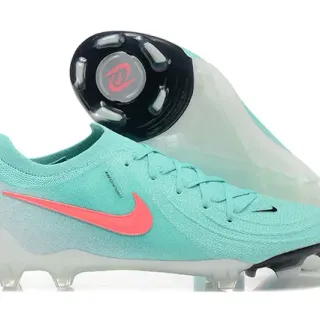 Nike Phantom GT Mint and Coral Firm-Ground Soccer Shoes