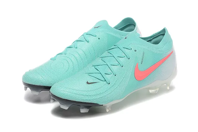 Nike Phantom GT Mint and Coral Firm-Ground Soccer Shoes 8
