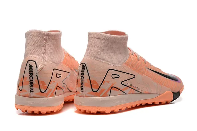Nike Phantom GT Turf High-Top Peach Orange Black Turf Sapatos de Futebol 2