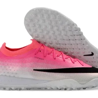 Nike Rosa Negro Atomknit Knit Upper Gradient Fade Turf Zapatos de Fútbol