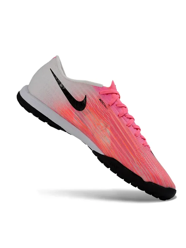 Nike Pink Black Low-Profile Synthetic Upper Gradient Fade Turf Soccer Shoes 3