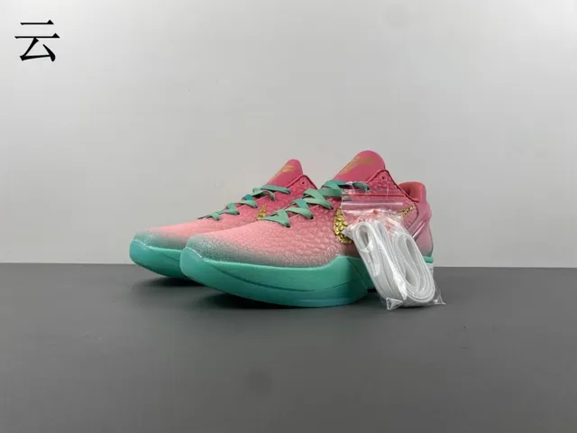Nike Pink Gold High-Top Pebbled Texture Upper Basketball Shoes 2