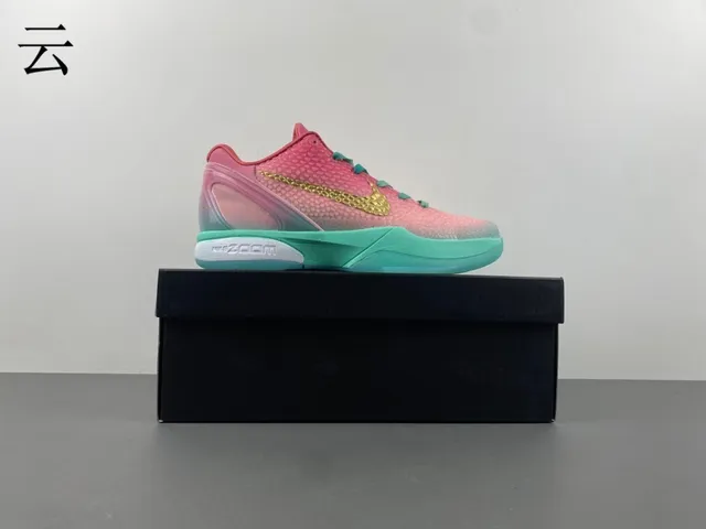 Nike Pink Gold High-Top Pebbled Texture Upper Basketball Shoes 16