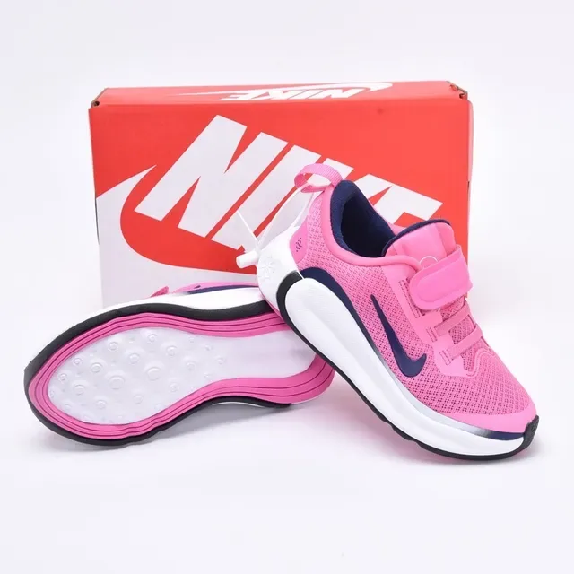 Nike Pink Navy Low-Top Mesh Upper Lifestyle Sneakers 16