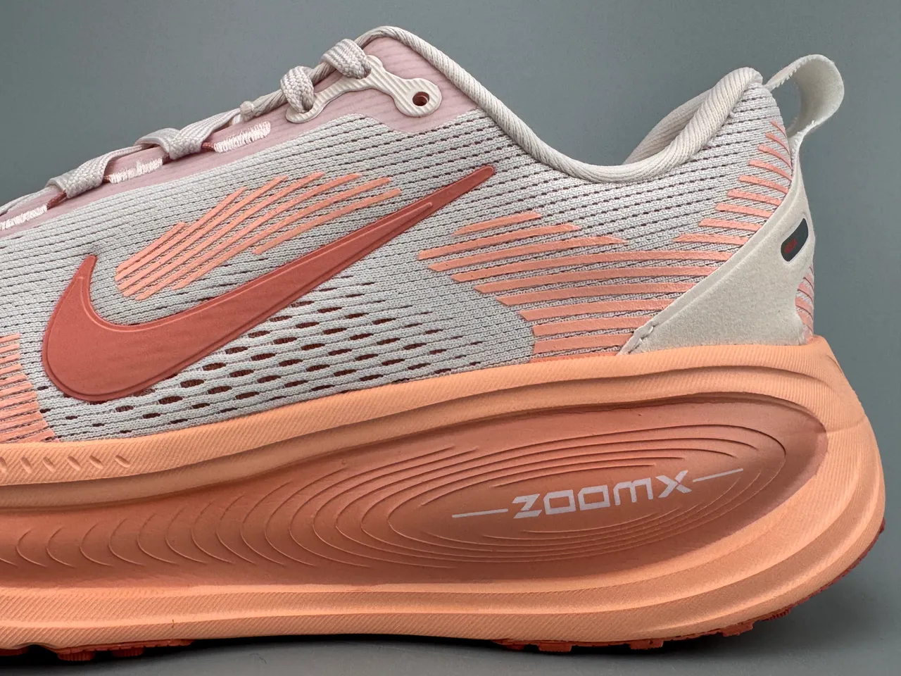 Nike Rose Orange Respirant Knit Upper Sculpté ZoomX Semelle intermédiaire Chaussures de course 5
