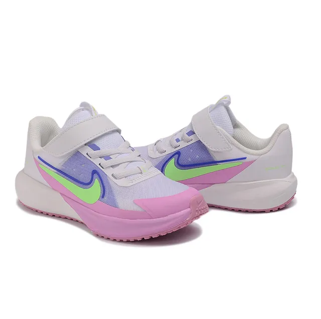 Nike Pink White Low-Top Velcro Strap Closure Running Shoes 14