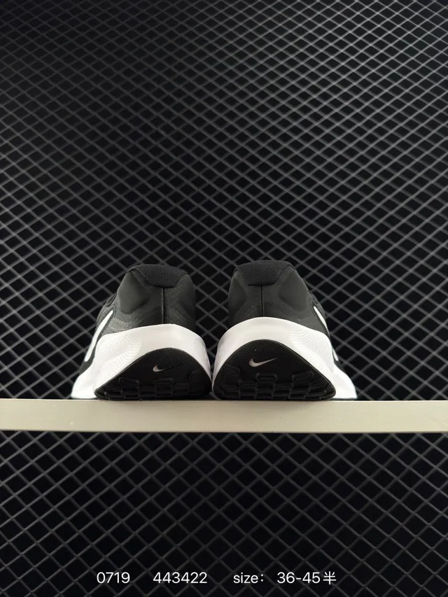 Nike Revolution 4 Black and White Running Shoes 4