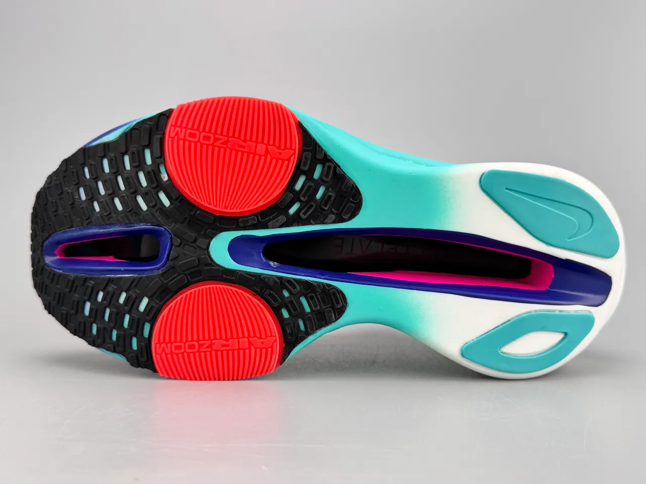 Nike Road Racing AF 2023-03 Tênis de corrida brancos turquesa azul rosa 6