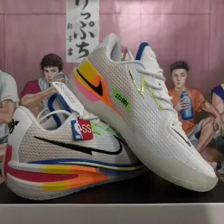 Nike Sabrina 2 White Blue Orange Rainbow Gradient Basketball Shoes