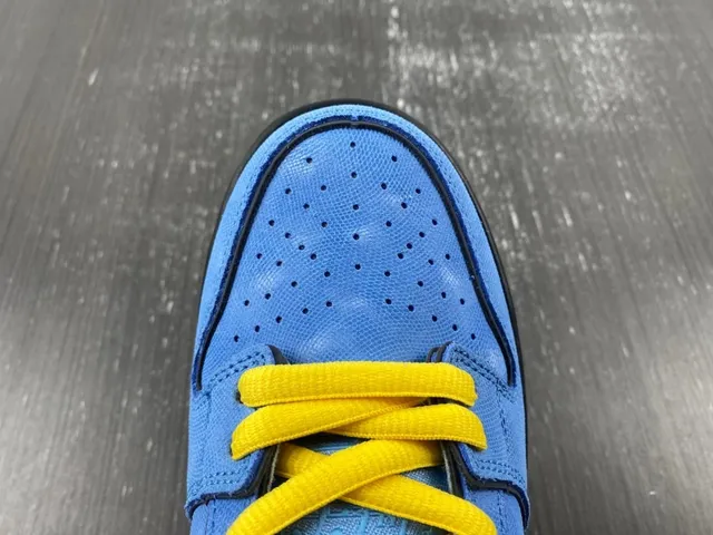 Nike SB Dunk Low Blue Yellow Skateboard Shoes 7