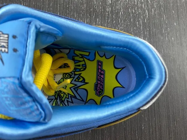 Nike SB Dunk Low Blue Yellow Skateboard Shoes 11