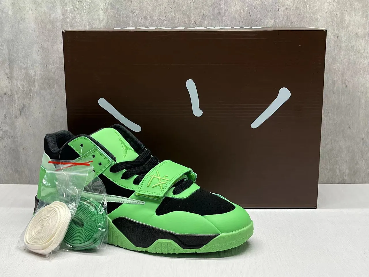 Nike SB Force 58 Chaussures de Skateboard Vert Néon Noir 9
