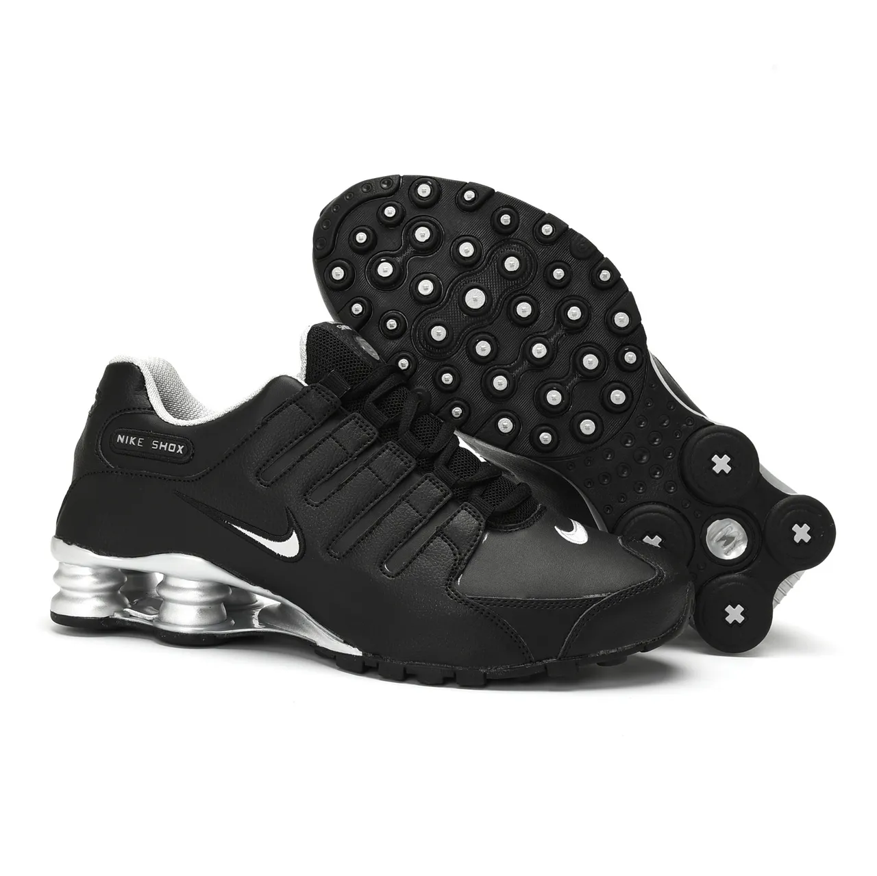 Nike Shox Black and Silver Lifestyle Sneakers 2