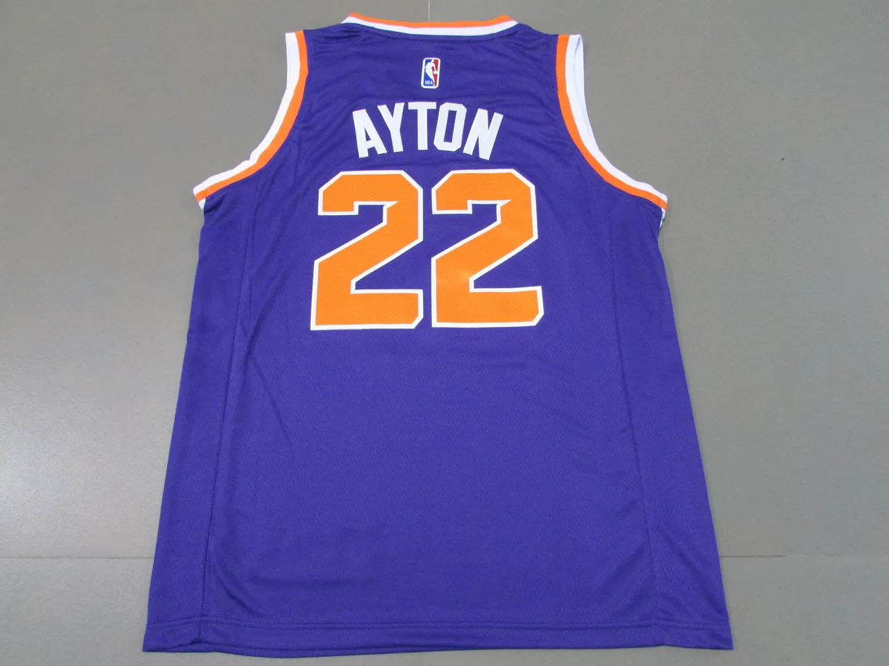 Nike Statement Edition Violet Orange Col V Sans Manches Ourlet en Maille Maillot 3