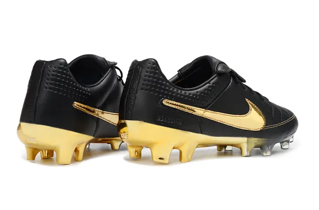 Nike Tiempo Legend White and Gold Firm-Ground Soccer Shoes 6
