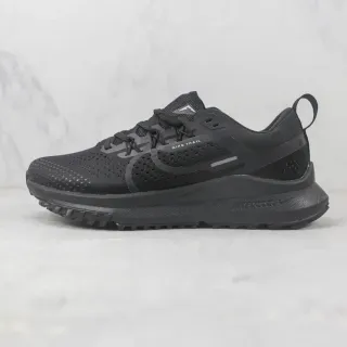 Nike Trail Black Gray Engineered Mesh Upper TPU Cage Overlays Running Shoes