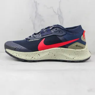 Nike Trail Navy Red Mesh Upper Bold Swoosh Chaussures de course
