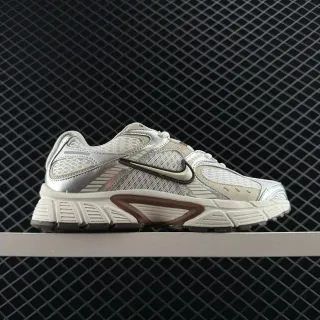 Nike V5 RNR فضي بني وسط الكعب شبكة العلوي حذاء رياضي سميك