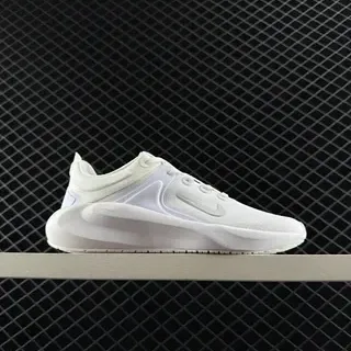Nike सफेद भूरा स्कल्प्टेड फोम मिडसोल लाइफस्टाइल स्नीकर
