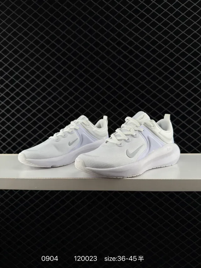 Nike White Beige Sculpted Foam Midsole Lifestyle Sneakers 2