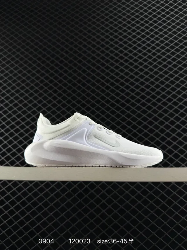 Nike White Beige Sculpted Foam Midsole Lifestyle Sneakers 6