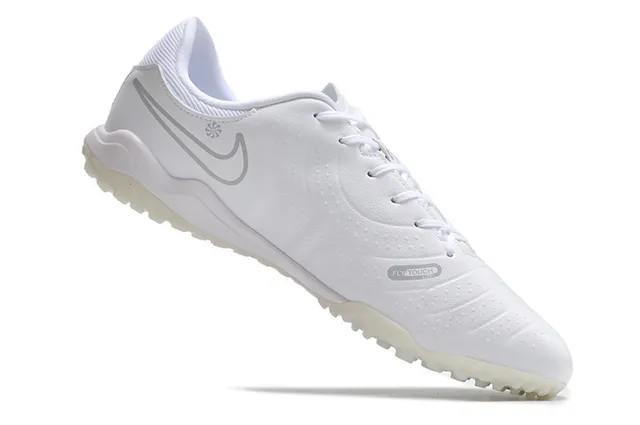 Nike blanco gris Low-Cut Synthetic Upper Turf Soccer Shoes 2