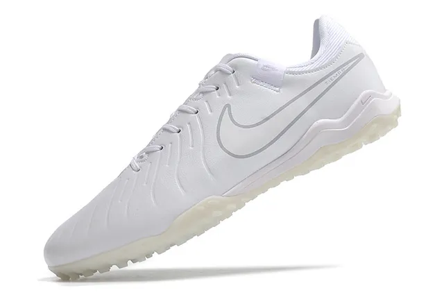 Nike blanco gris Low-Cut Synthetic Upper Turf Soccer Shoes 3
