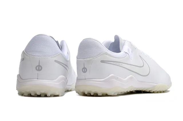 Nike blanco gris Low-Cut Synthetic Upper Turf Soccer Shoes 5