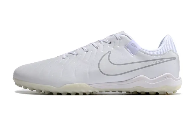 Nike blanco gris Low-Cut Synthetic Upper Turf Soccer Shoes 7