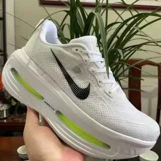 Nike Air Zoom Unit Chaussures de Running Blanc et Vert avec Upper en Maille Visible